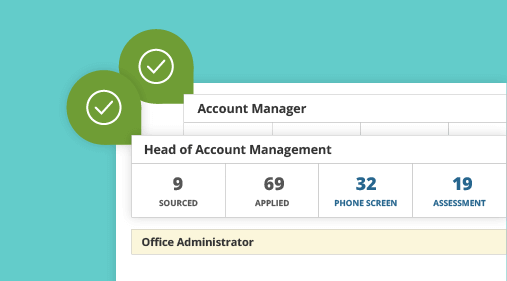 Workable's hiring dashboard